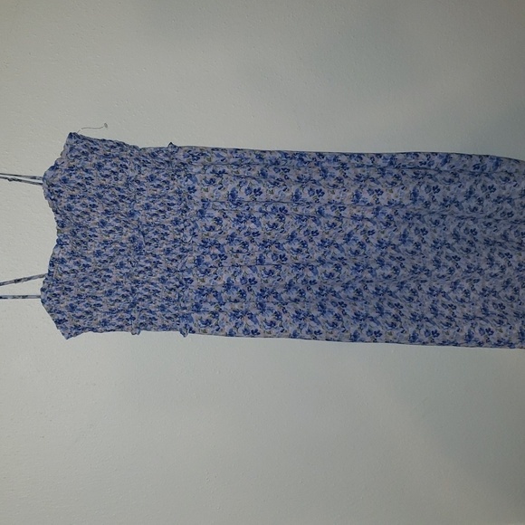 TRIXXI SHIRRED BODICE FLORAL PRINT DRESS - Picture 5 of 9